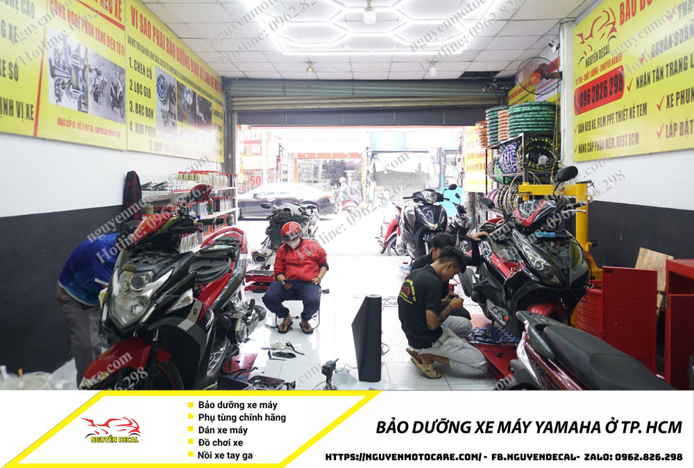 Bảo dưỡng xe máy Yamaha