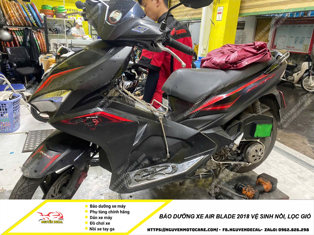 Bảo dưỡng xe Air Blade 2018