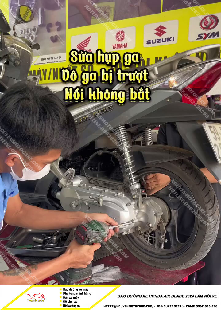 Bảo dưỡng xe Honda AB