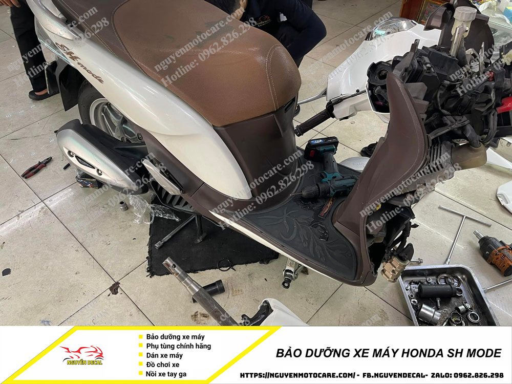 Bảo dưỡng xe máy Honda Sh mode