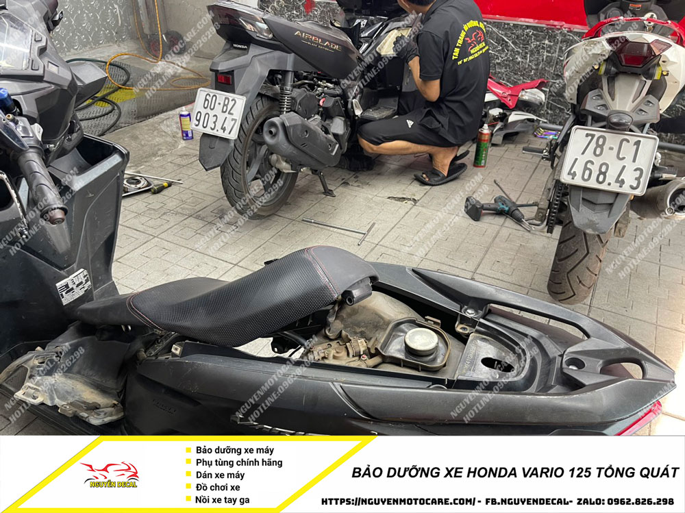 Bảo dưỡng xe honda Vario