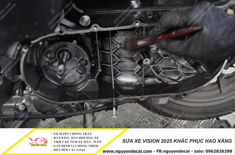 Sửa xe Vision 2025 khắc phục hao xăng