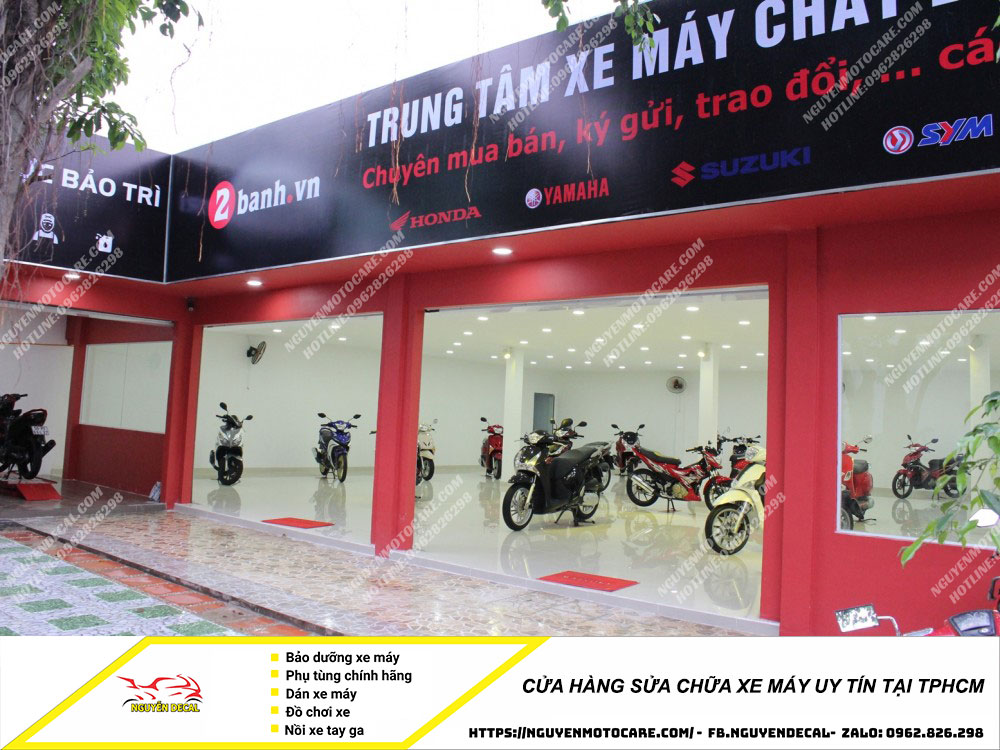 Cửa hàng sửa chữa xe máy tại TpHCM