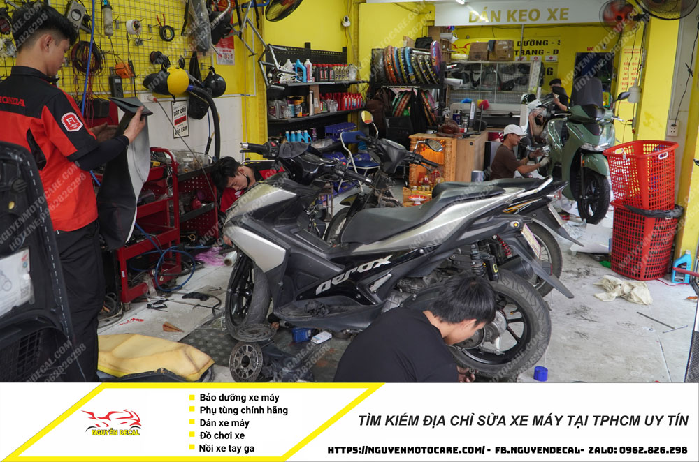 Tìm địa chỉ sửa xe máy tại TpHCM 