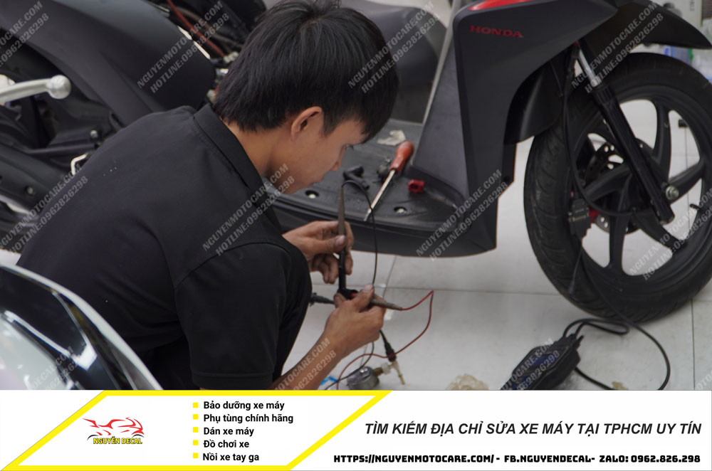 Tìm địa chỉ sửa xe máy tại TpHCM 