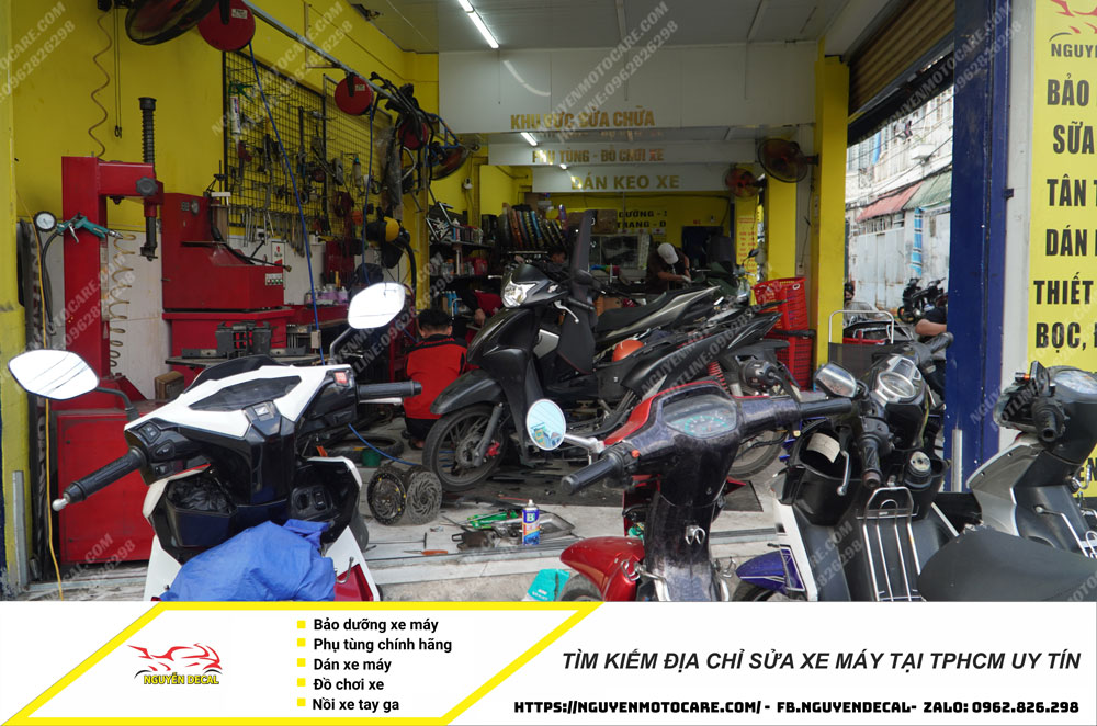 Tìm địa chỉ sửa xe máy tại TpHCM 