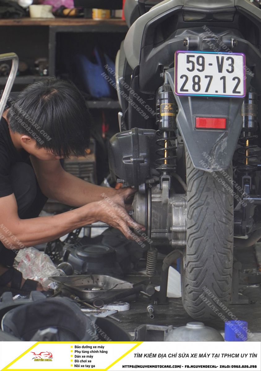 Tìm địa chỉ sửa xe máy tại TpHCM 