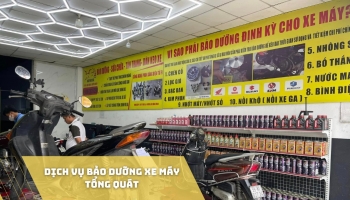 Dịch vụ bảo dưỡng xe máy tổng quát - an toàn cho mỗi chuyến đi