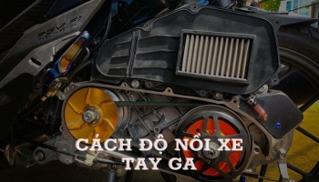 Những cách độ nồi xe tay ga giúp xe chạy bốc hơn