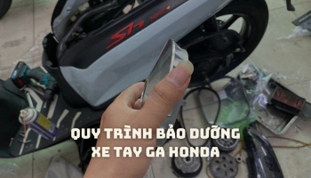 Quy trình bảo dưỡng xe tay ga Honda chuyên nghiệp