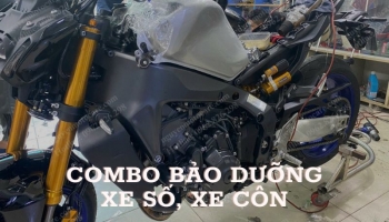 Combo bảo dưỡng xe số, xe côn và những điều cần lưu ý