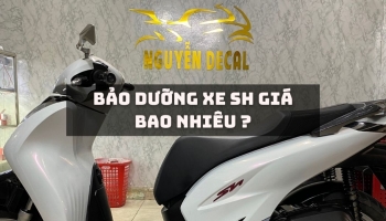 Bảo dưỡng xe sh giá bao nhiêu?