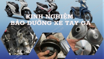 [Kinh nghiệm] bảo dưỡng xe tay ga luôn bền đẹp