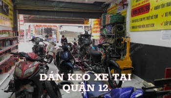 Dán keo xe máy chống trầy tại Quận 12