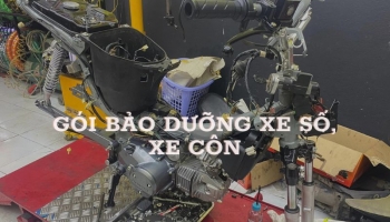 Gói bảo dưỡng xe số, xe côn giá bao nhiêu?