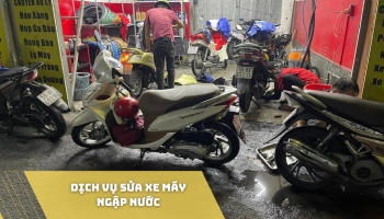 Dịch vụ sửa xe máy ngập nước phục hồi hiệu suất