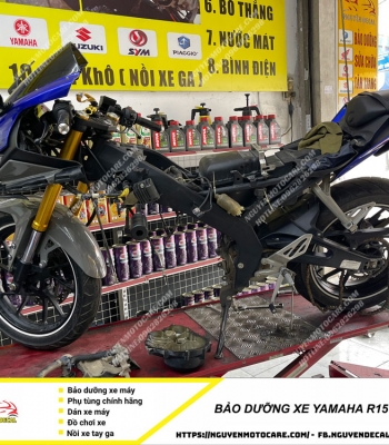 Bảo dưỡng xe máy Yamaha R15 gói cao cấp