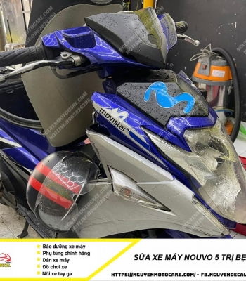 Sửa xe máy Yamaha Nouvo 5 trị bệnh hao xăng